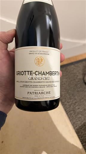 Burgundija Griotte-Chambertin Grand Cru Patriarche Griotte-Chambertin 2015