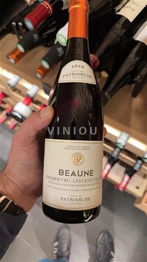 Burgundi Beaune Premier Cru Patriarche Les Cent Vignes 2019