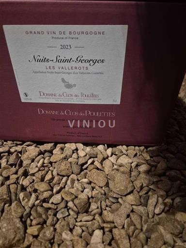 Burgundi Nuits-saint-georges Domaine Clos des Poulettes Les Vallerots 2023