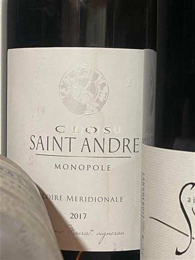 Údolí Loiry Nespecifikováno Clos Saint André 2017