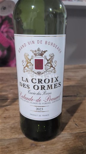 Bordeaux Lalande-de-Pomerol La Croix des Ormes des Roses 2023