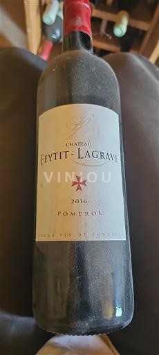 Bordeaux Pomerol Château Feytit-Lagrave 2016
