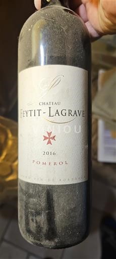 Bordeaux Pomerol Château Feytit-Lagrave 2016