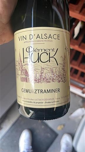Alsace Grand Cru Clément Huck Gewurztraminer 2016