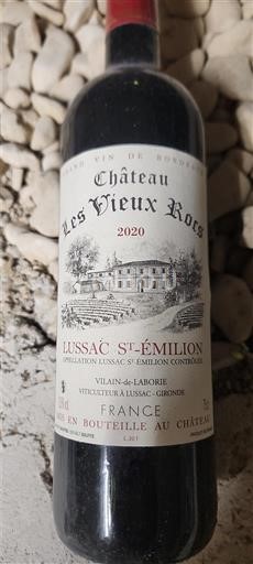 Bordeaux Lussac-saint-émilion Château Les Vieux Rocs 2020