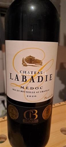 Burdeos Médoc Cru Bourgeois Château Labadie 2020