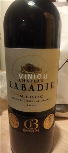 Burdeos Médoc Cru Bourgeois Château Labadie 2020