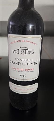 Bordeaux Côtes-de-bourg Château Grand Chemin 2014