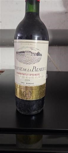 Bordeaux Bordeaux Supérieur Domaine La Palmaire 2008