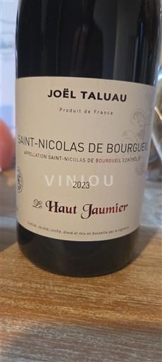 Loiredalen Saint-Nicolas-De-Bourgueil Joël Taluau Le Haut Jaumier 2023