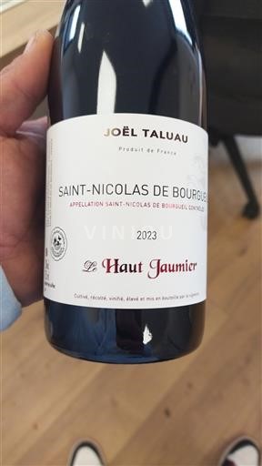 Valle del Loira Saint-Nicolas-De-Bourgueil Joël Taluau Le Haut Jaumier 2023