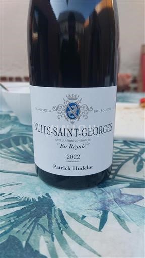 Bourgogne Nuits-saint-georges Premier Cru Patrick Hudelot En Régnie 2022