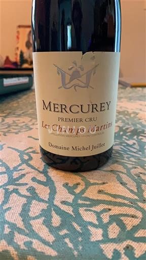 Burgund Mercurey Premier Cru Domaine Michel Juillot Les Champs Martins 2019