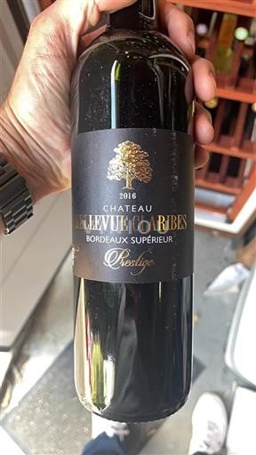 Bordéus Bordeaux Superior Château Bellevue Claribes Prestige 2016