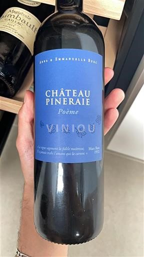 Sydvestfrankrig Cahors Château Pineraie Poème Ikke årgangsbestemt