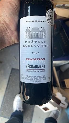Sudoeste Pécharmant Château La Renaudie Tradition 2022