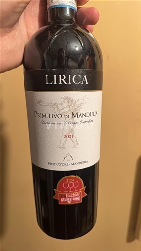 Puglia Primitivo di Manduria Produttori di Manduria Lirica 2021