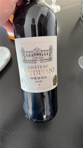 Bordeaux Médoc Château Saudinat 2021