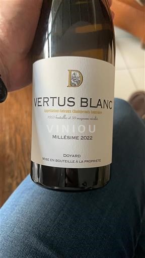 Champagne Coteaux-champenois Doyard Vertus Blanc 2022