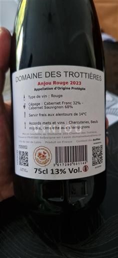 Loirevallei Anjou Domaine Des Trottières 2023