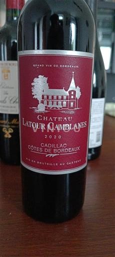 Bordeaux Cadillac-côtes-de-bordeaux Château Latour Camblanes 2020