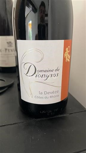 Valle del Rodano Côtes-du-Rhône Domaine Dionysos la Devèze Senza annata