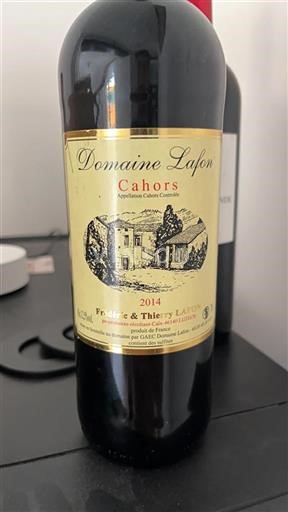 Sydväst Cahors Domaine Lafon 2014