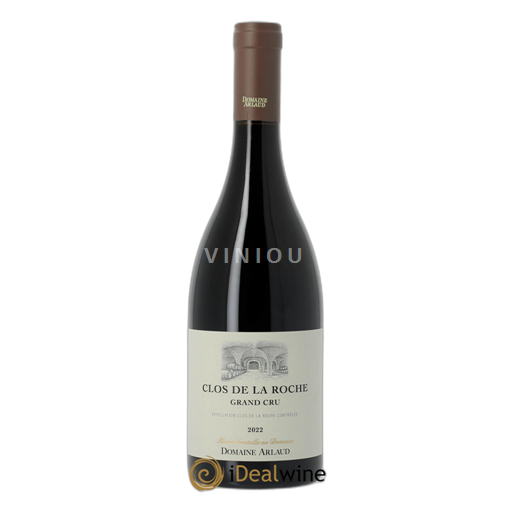 Vin Rouge sec Clos de la Roche Arlaud 2022 France Bourgogne Clos-de-la-roche AOC Grand Cru