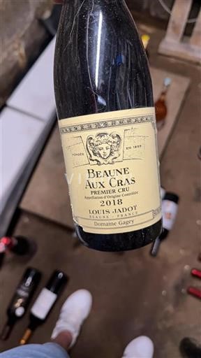 Burgundi Beaune Premier Cru Louis Jadot Beaune Aux Cras 2018