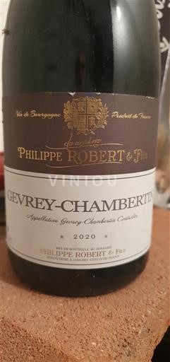 Borgoña Gevrey-Chambertin Domaine Philippe Robert & Fils 2020