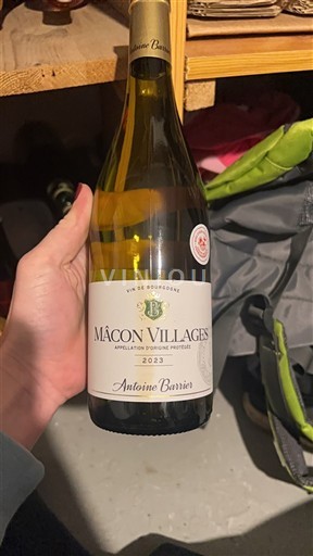 Bourgogne Mâcon og mâcon-landsbyer Antoine Barrier 2023