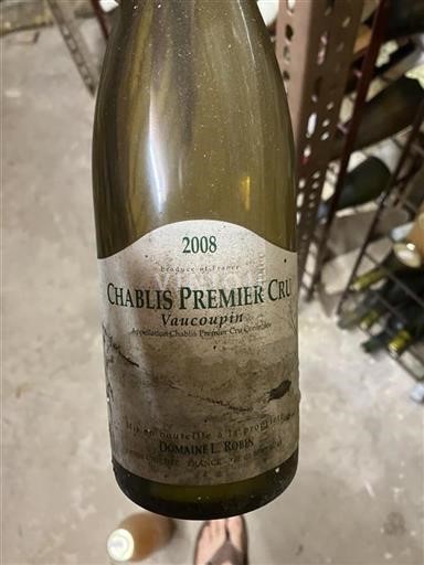 Borgoña Chablis Premier Cru Domaine L. Robin Vaucoupin 2008