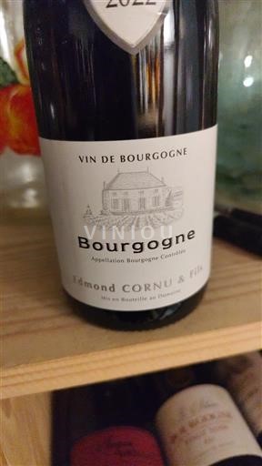 Vinuri Rouge sec Edmond Cornu & Fils 2022 Franța Burgundia AOC