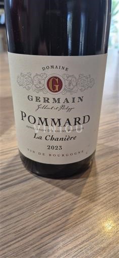 Borgoña Pommard Domaine Germain La Chaniere 2023