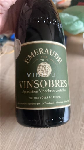 Rhône-dalen Vinsobres La Vinsobraise Emeraude 2017