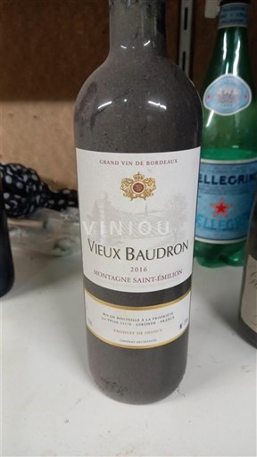 Bordeaux Montagne-saint-émilion Vieux Baudron 2016