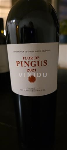 Castilia și León Ribera del Duero Dominio de Pingus Flor de Pingus 2021