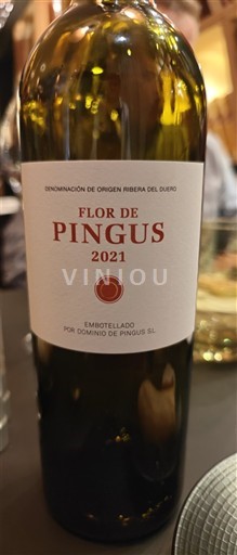 Castilla og León Ribera del Duero Dominio de Pingus Flor de Pingus 2021