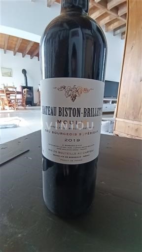 Bordeaux Không được chỉ định Cru Bourgeois Supérieur Château Biston-Brillette 2019