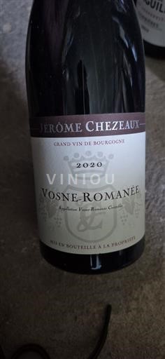 Borgogna Vosne-Romanée Jérôme Chezeaux 2020