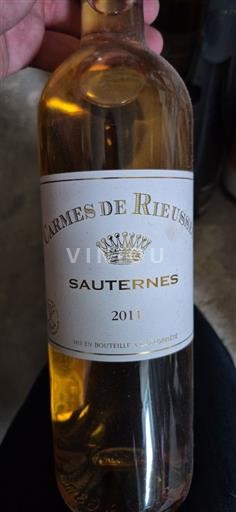 Bordeaux Sauternes Carmes de Rieussec 2011