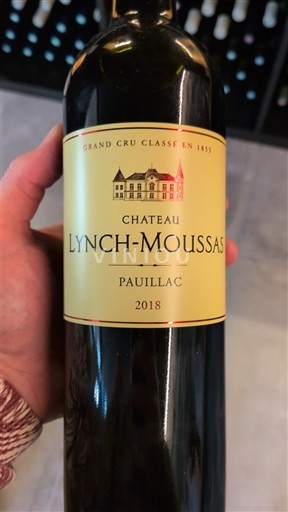 Bordeaux Pauillac Grand Cru Château Lynch-Moussas 2018