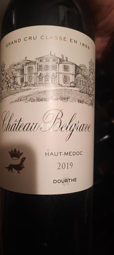 Bordeaux Haut-Médoc Grand Cru Château Belgrave 2019