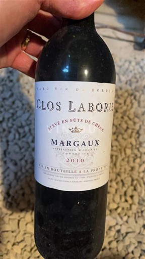 Bordeaux Margaux Clos Laborie 2010