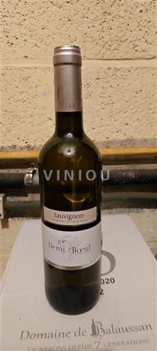 Dolina Loare Ni doloceno Demi Boeuf Sauvignon 2017