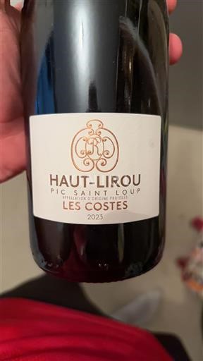 Лангедок Пик-Сен-Лу Haut Lirou Les Costes 2023