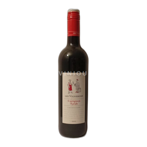 Vin Rouge sec L'Enthousiasme Les Vignerons 2022 France Languedoc AOC