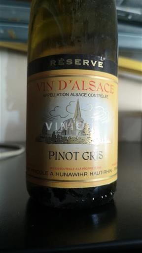 Alsace Grand Cru Cave Vinicole de Hunawihr Réserve Non-Vintage
