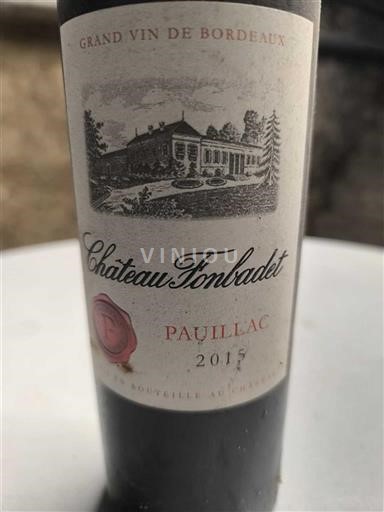 Bordeaux Pauillac Fonbadet 2015