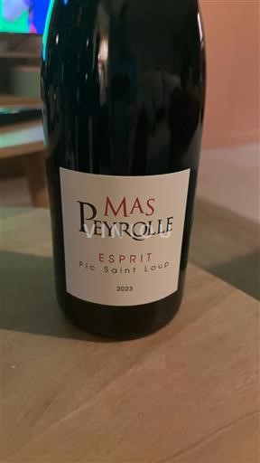 Languedoque Pic-saint-loup Mas Peyrolle Esprit 2023